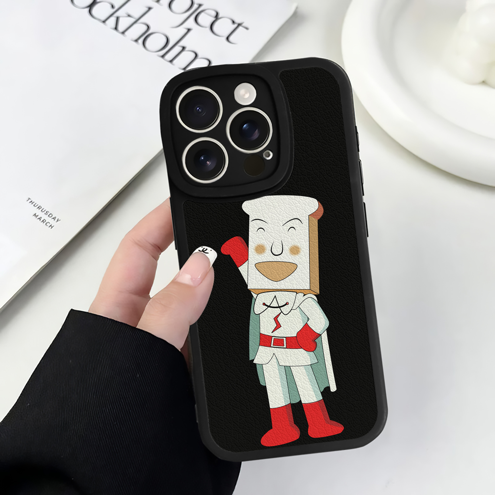 （画像用） アンパンマン Anpanman 【iPhone 16シリーズ対応】シリコンスマホケース（レザー調） 材質：シリコン